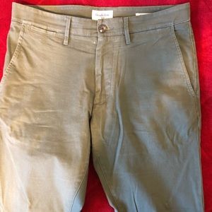 Goodfellow & Co Hennepin slim olive chinos